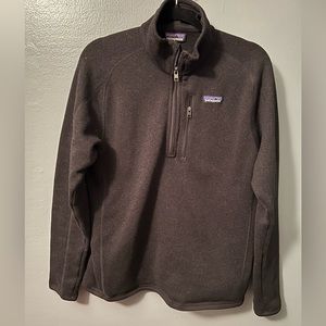 Black Patagonia Half Zip Fleece